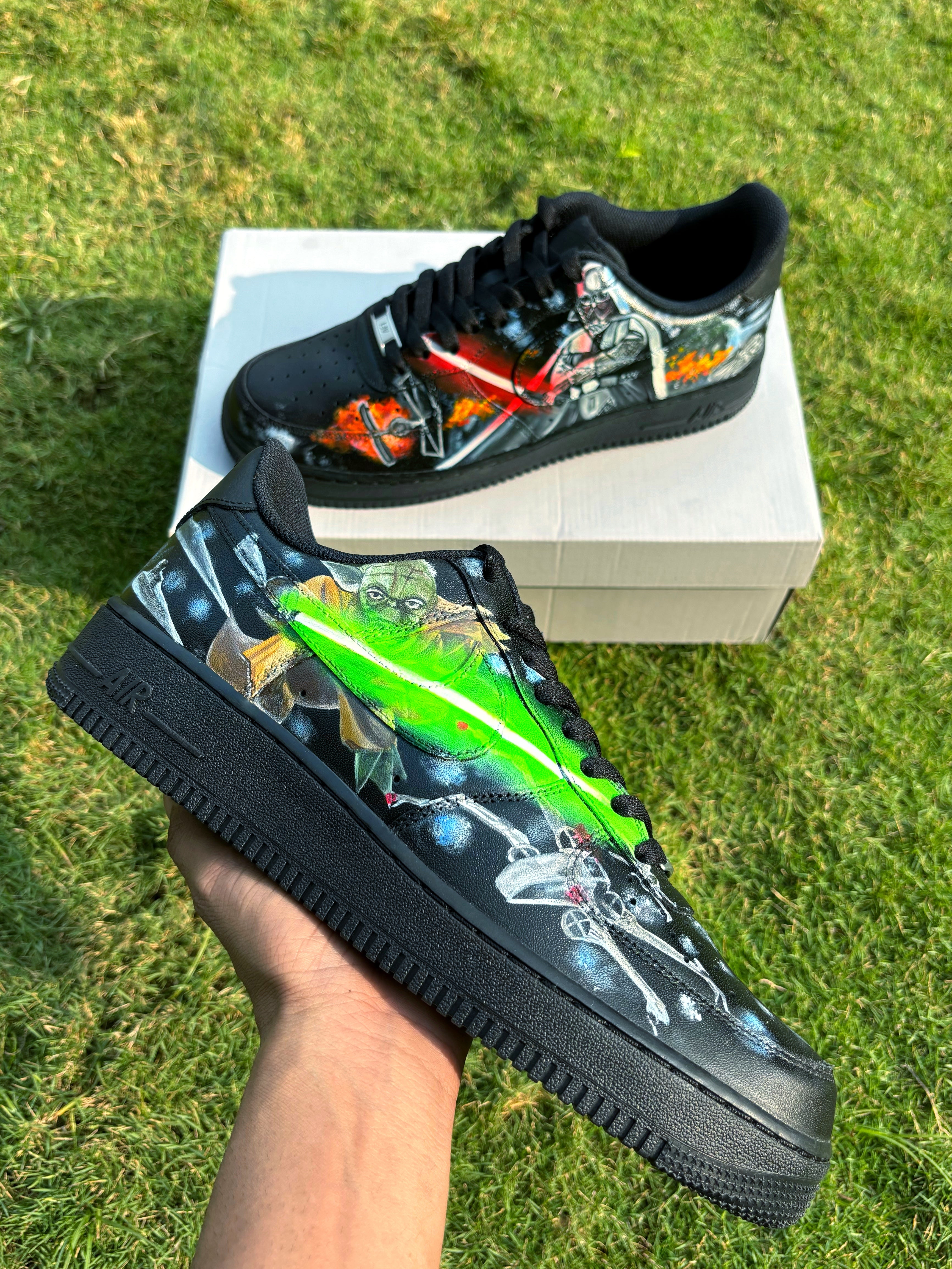 Nike Air Force 1 x Yoda x Darth Vader Knickgasm