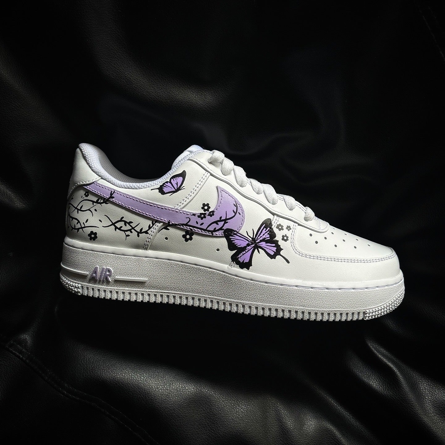 Nike Air Force x lavender dreamland butterfly