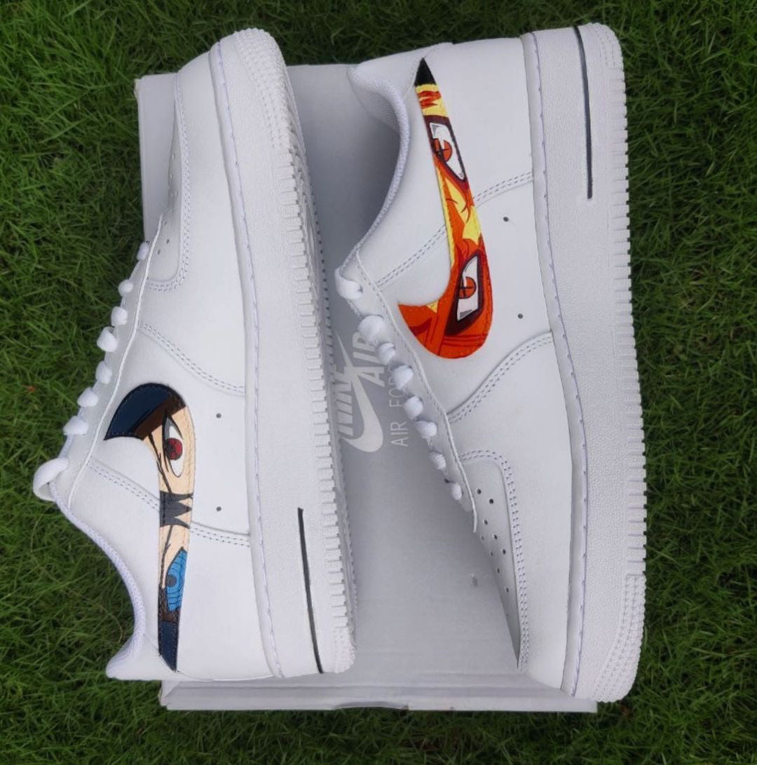 Nike Air Force1 x Naruto x Sasuke Swoosh Knickgasm