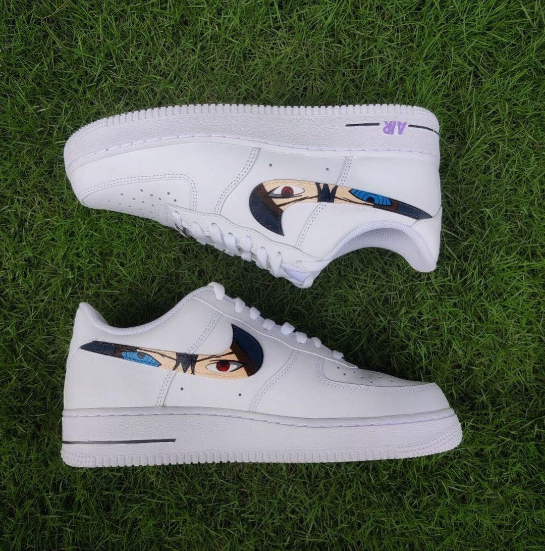 Nike Air Force1 x Naruto x Sasuke Swoosh Knickgasm