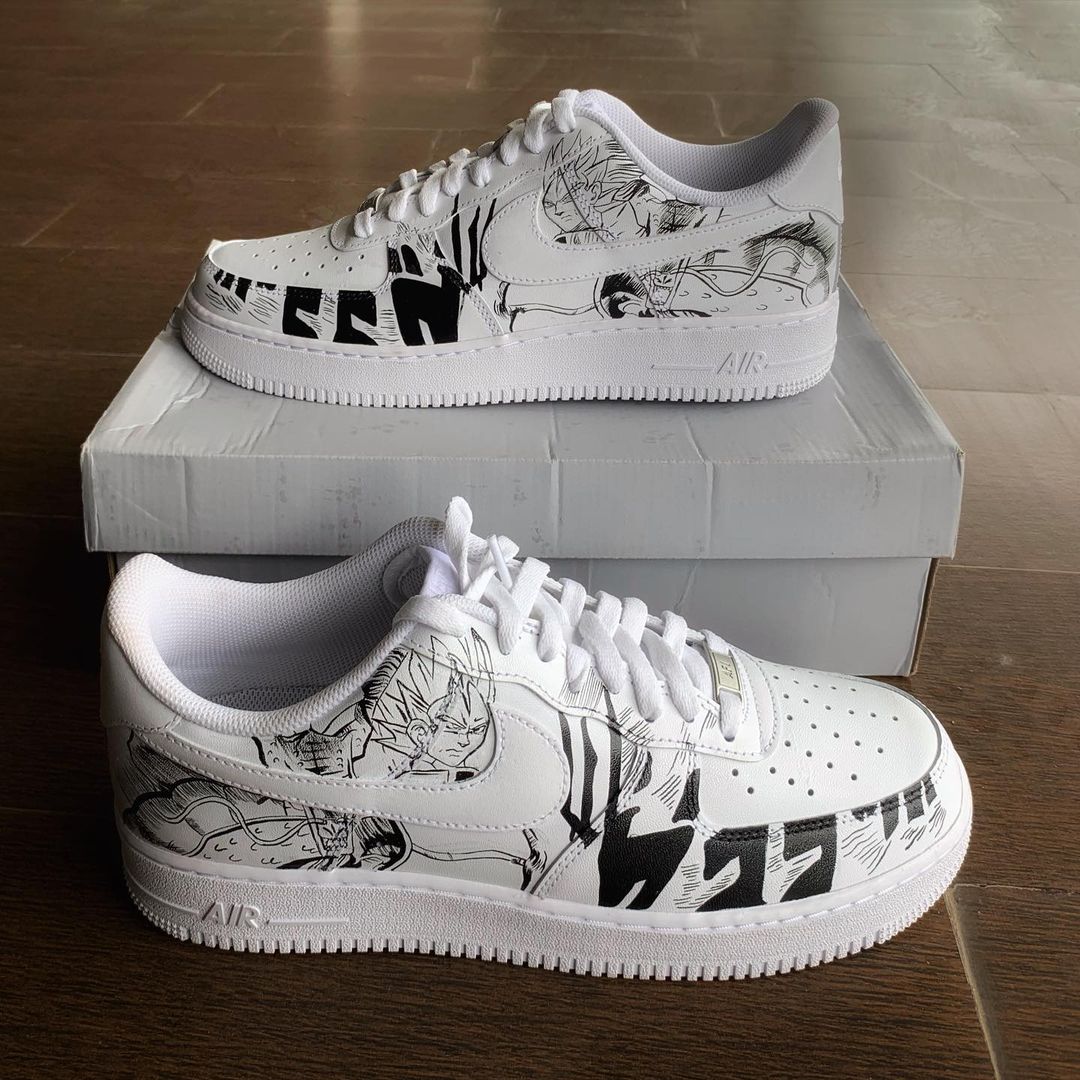 Nike Air force 1 x Dragon Ball z Manga Knickgasm