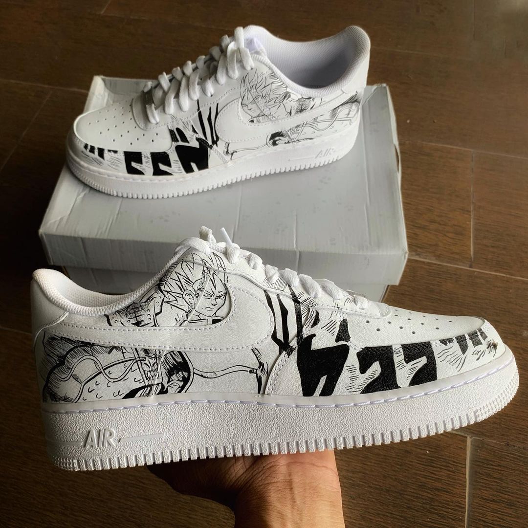 Nike Air force 1 x Dragon Ball z Manga Knickgasm