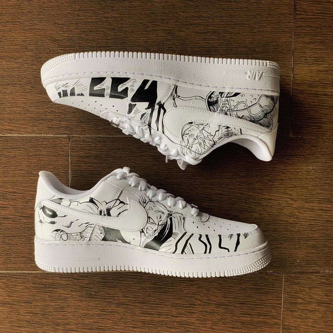 Nike Air force 1 x Dragon Ball z Manga Knickgasm