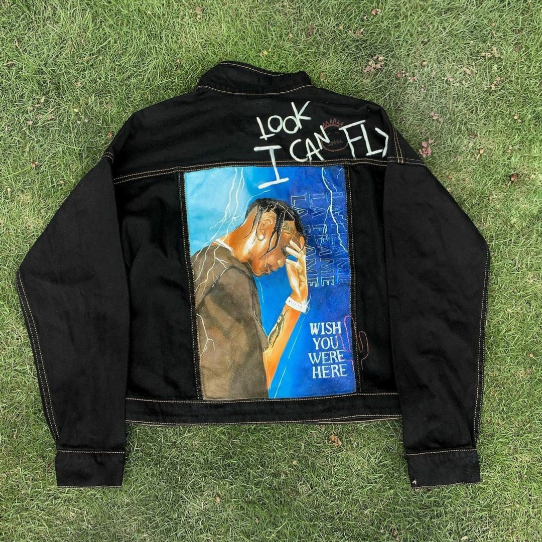 Travis Scott Denim Jacket Knickgasm