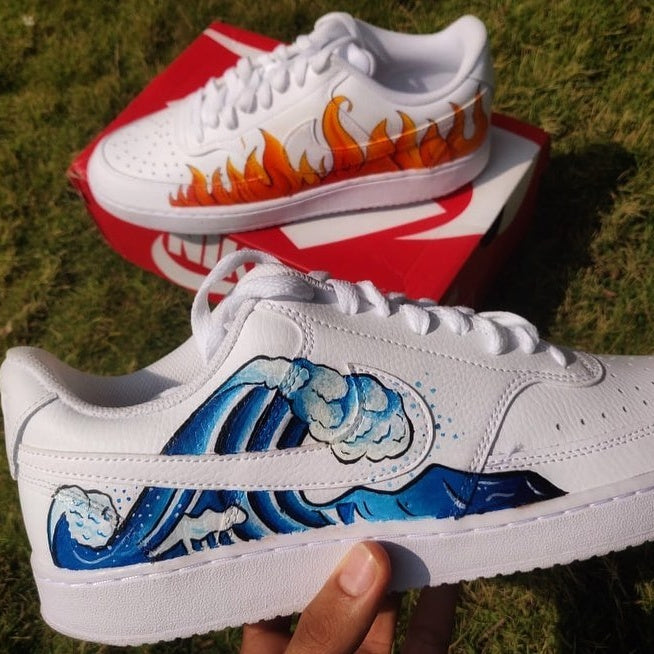 Nike Court Vision x Fire and Water
