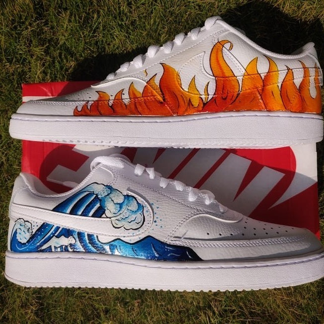 Nike Court Vision x Fire and Water