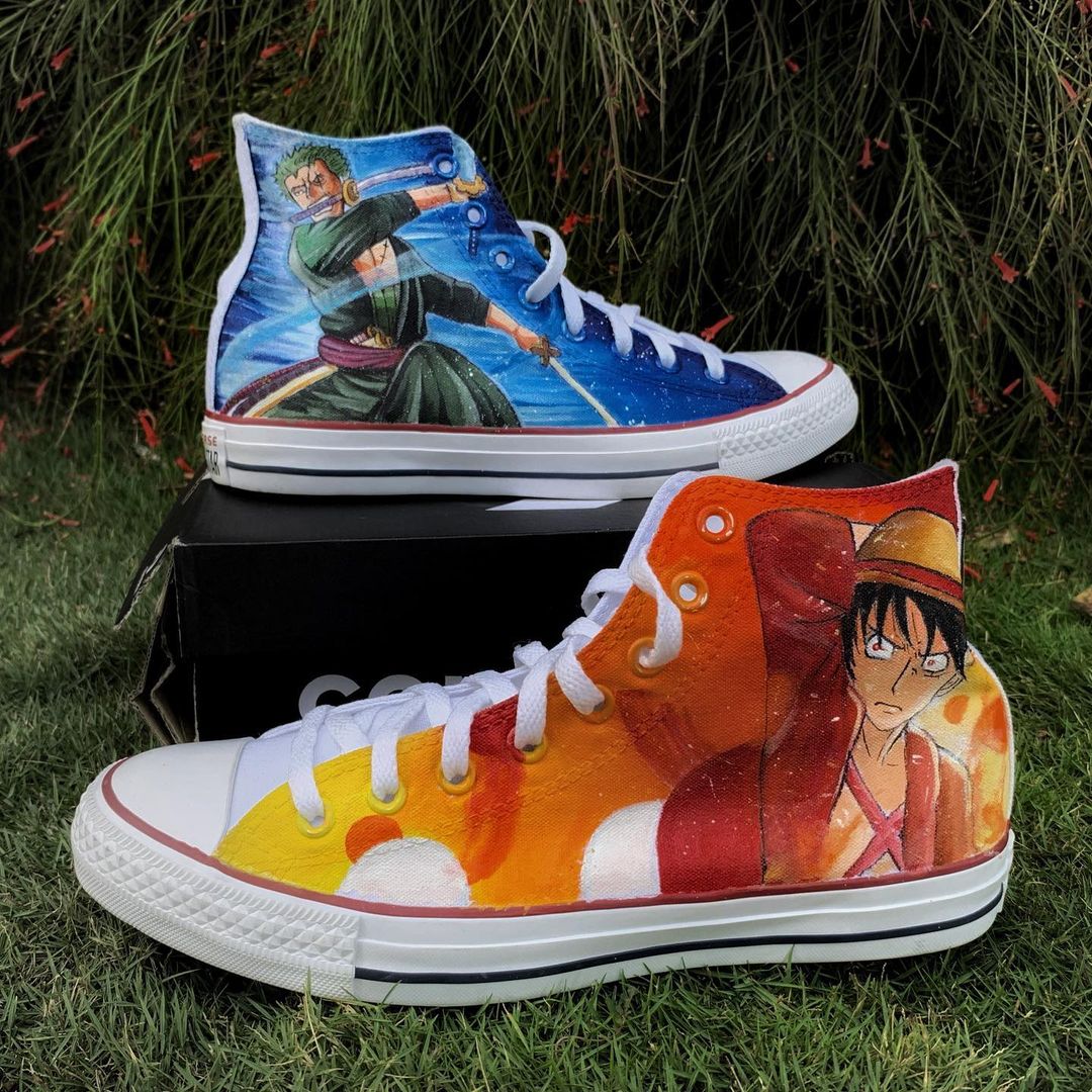Gintama converse hand painted anime shoes - Gintama Photo (35747389) -  Fanpop