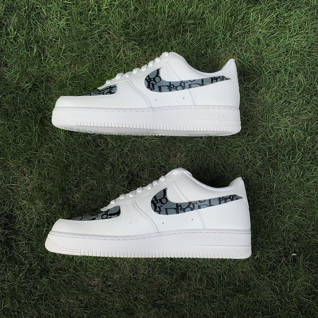 Air Force 1 x Dior Reflective  Right Cross Athletics