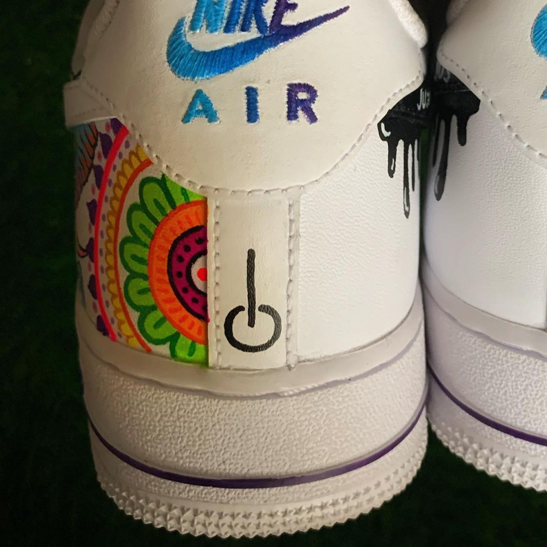 Nike air force sharpie on sale