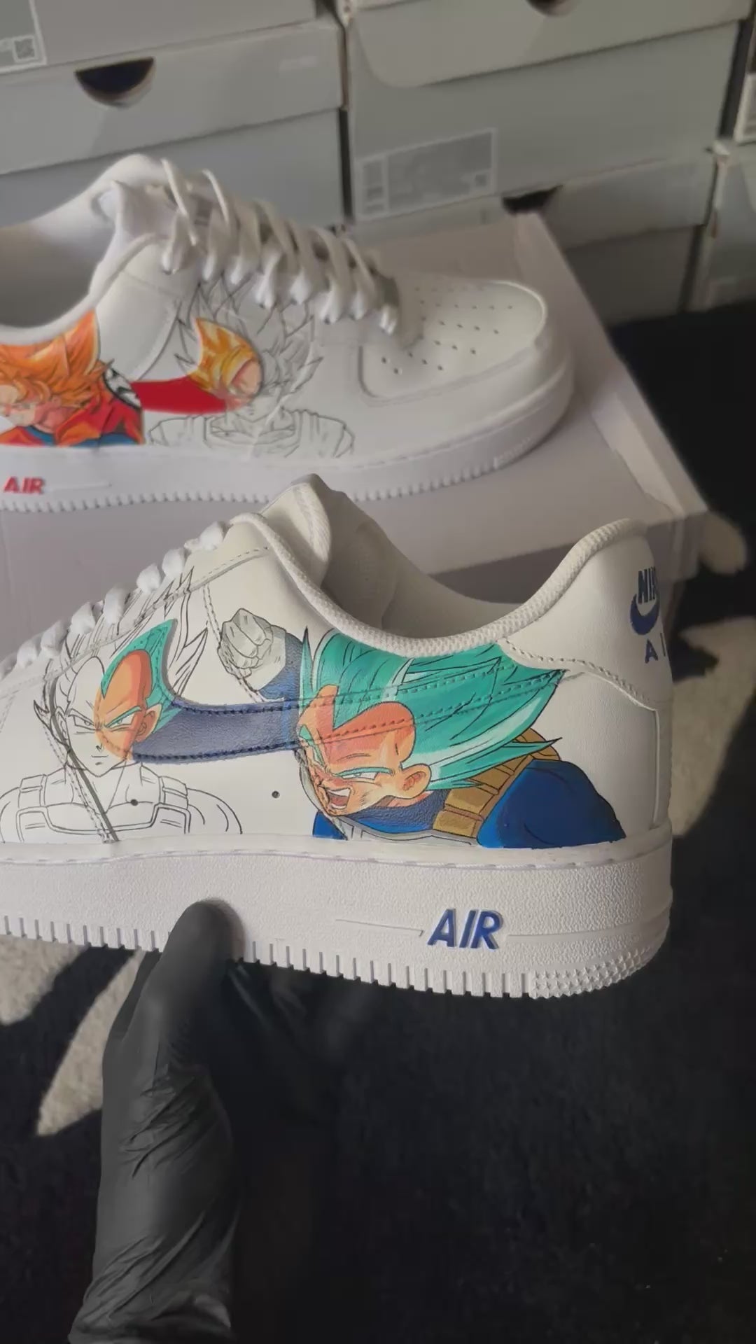 Nike Air Force 1 x Goku x Vegeta