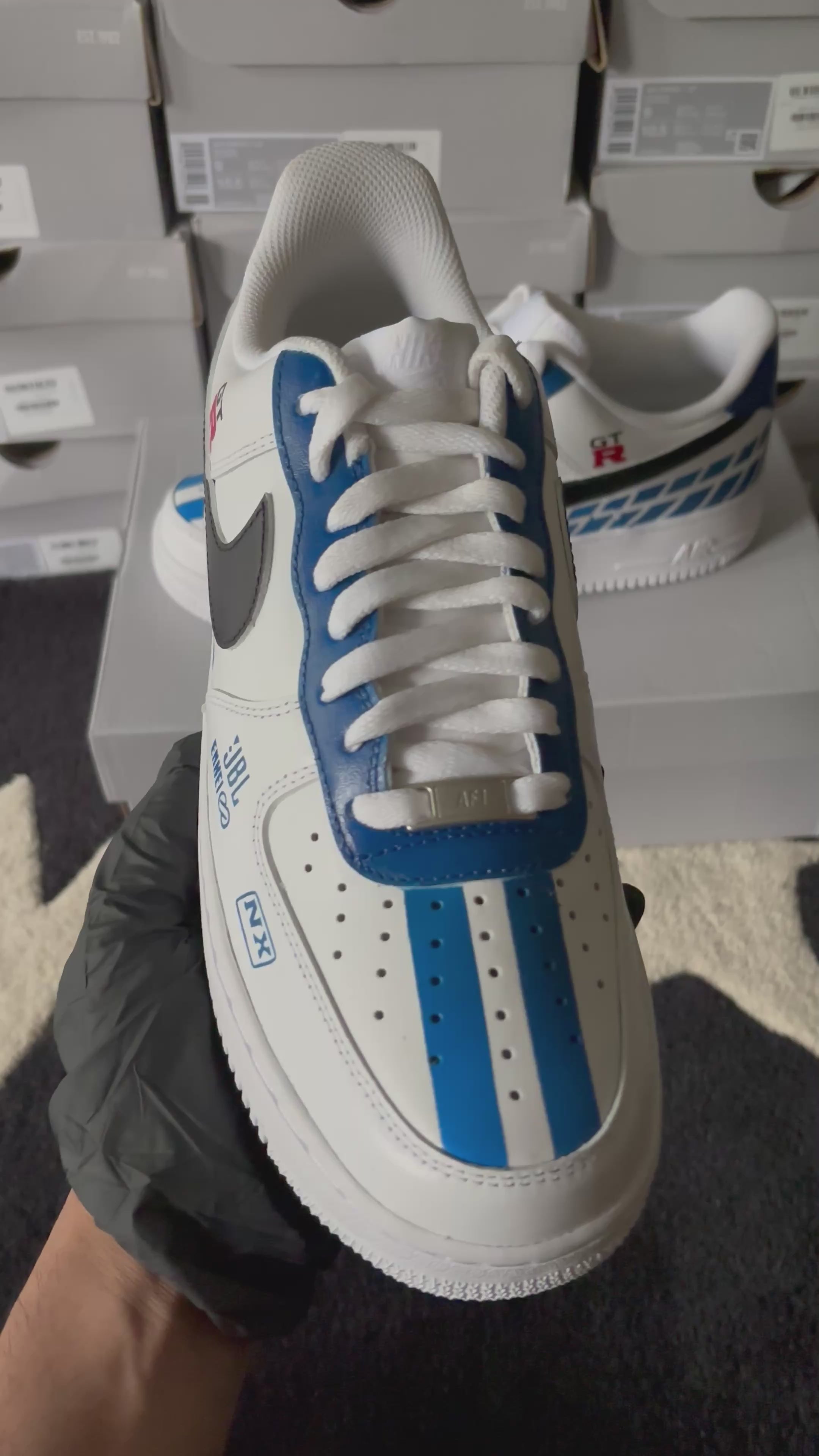 Brian O Conner’s Nissan GTR R34 Skyline x Nike Air Force 1