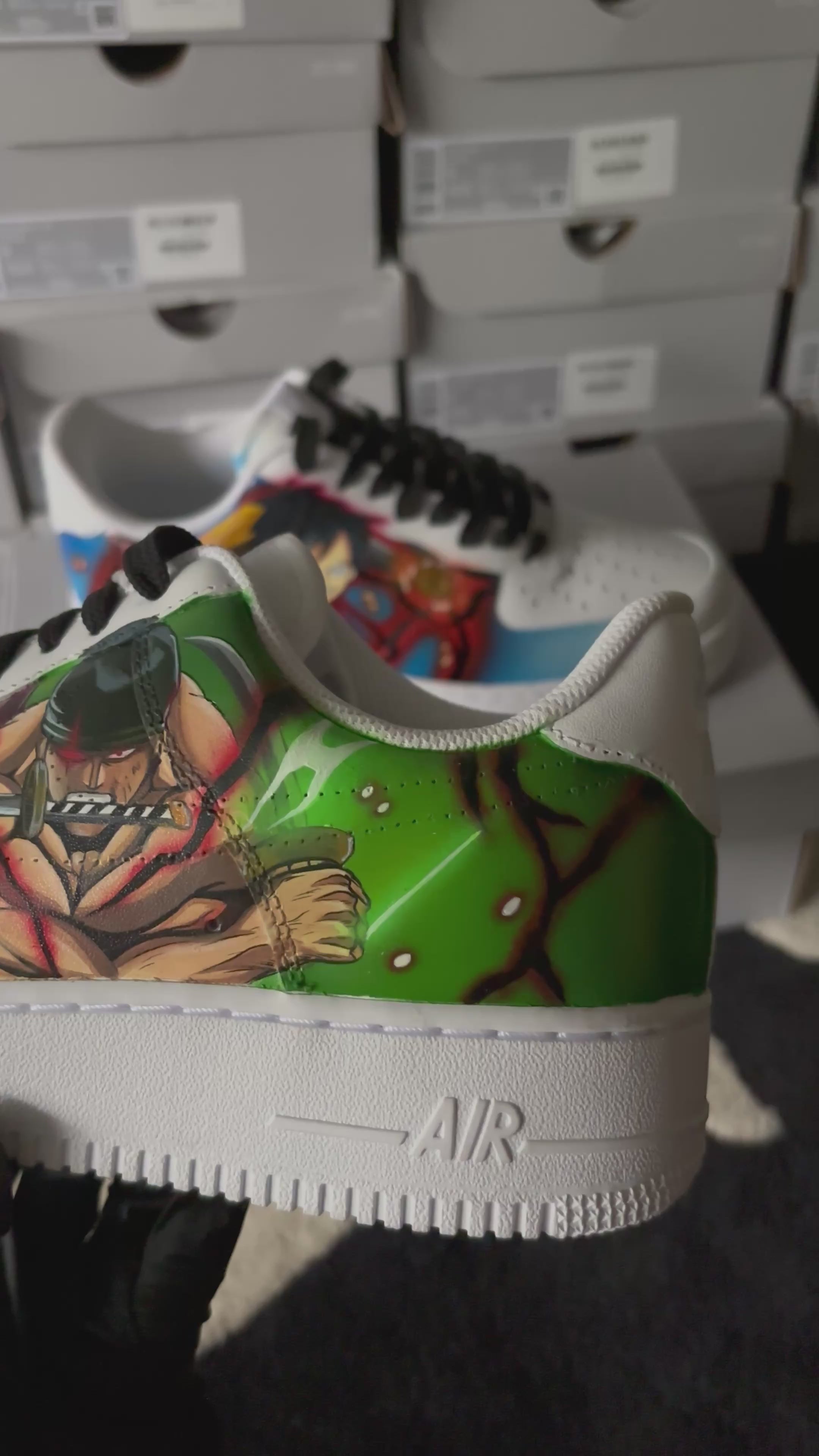 Luffy x Zoro x Nike Air Force 1