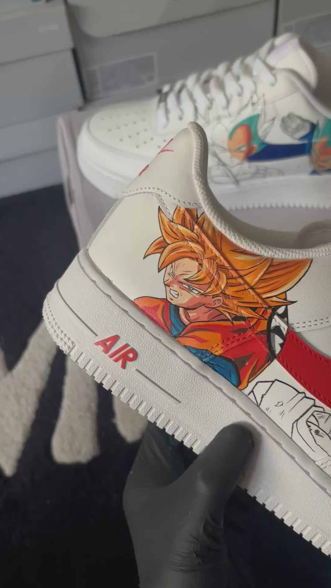 Nike Air Force 1 x Goku x Vegeta